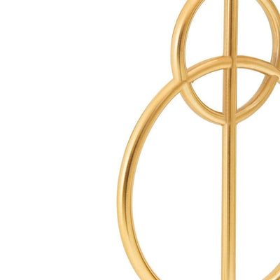 Bellagio Gold Circles Table Lamp with Marble Base Lighting 