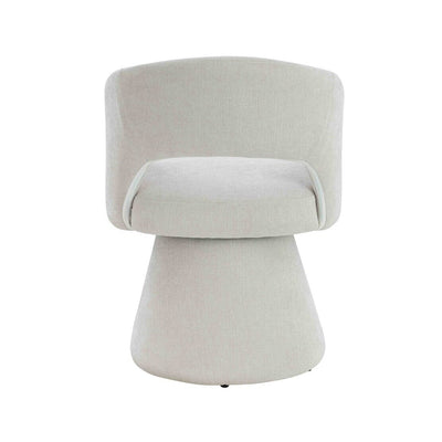 Belmon Cream Textured Fabric Dining Chair Furniture 