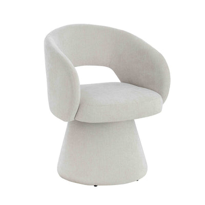 Belmon Cream Textured Fabric Dining Chair Furniture 