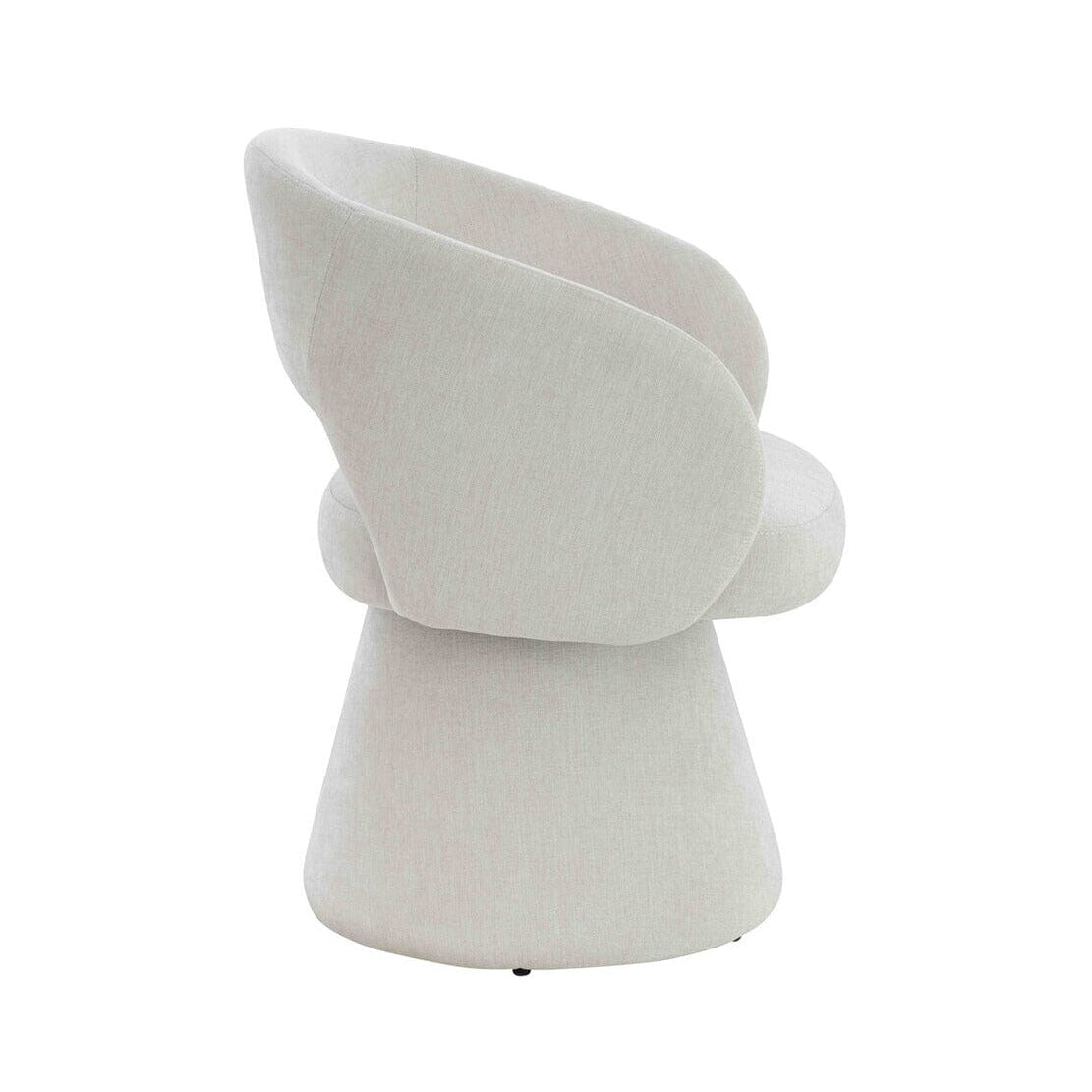 Belmon Cream Textured Fabric Dining Chair Furniture 