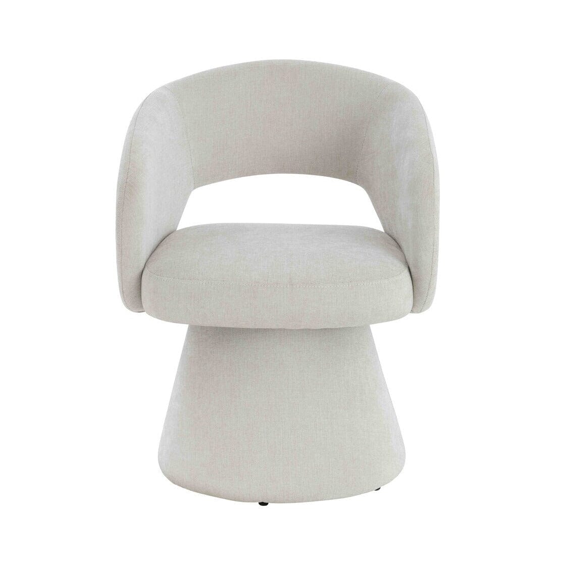 Belmon Cream Textured Fabric Dining Chair Furniture 