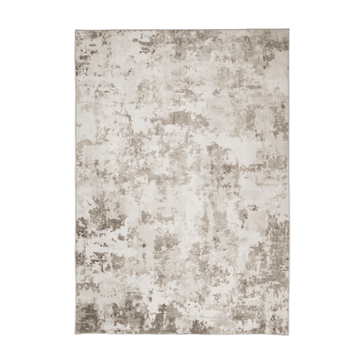 Blavet Washable Cream & Beige Abstract Rug 