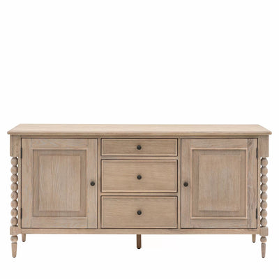Blenheim 2 Door 3 Drawer Oak Sideboard Furniture 