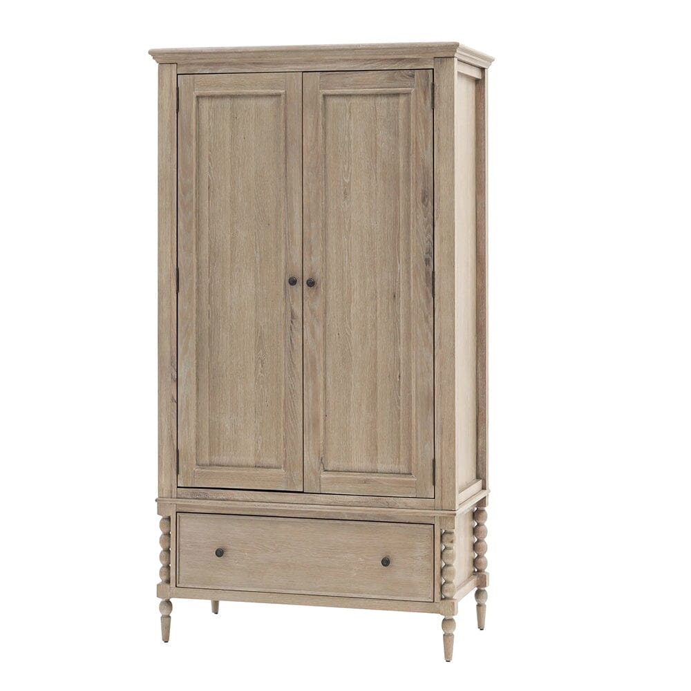 Blenheim Wooden 2 Door 1 Drawer Wardrobe Furniture 