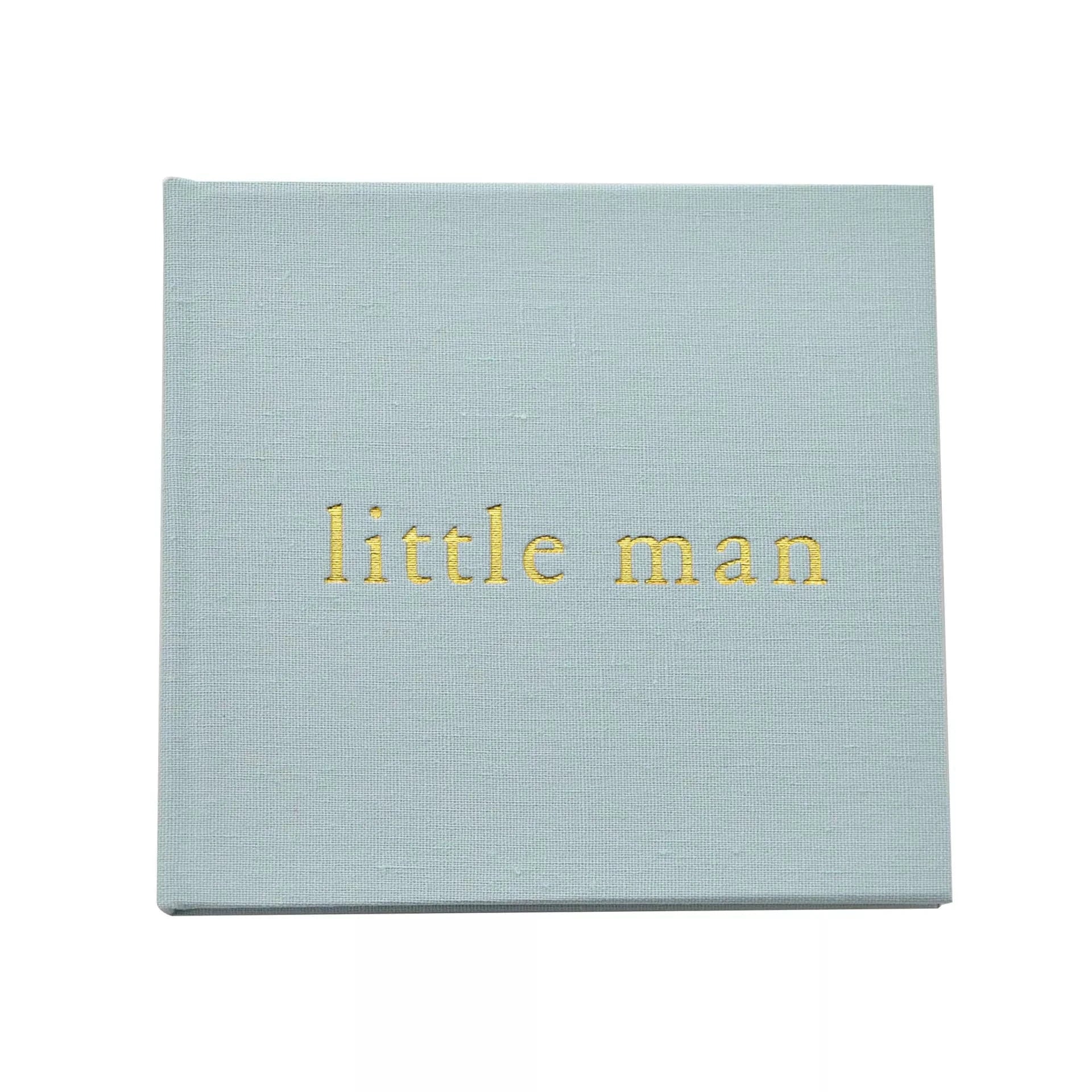 Blue & Gold 'Little Man' Photo Album Nursery 