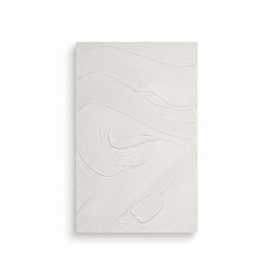 Boston Cream Textured Abstract Canvas Wall Art Accessories 