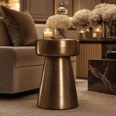 Brianna Bronze Side Table Furniture 