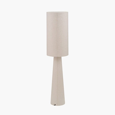 Briony Cream Boucle Fabric Floor Lamp Lighting 