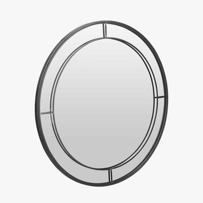 Bronx Large Antique Bronze Round Wall Mirror Accessories 