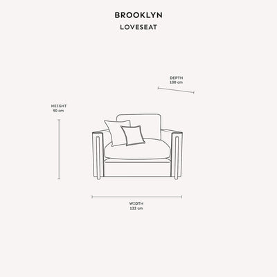 Brooklyn Mink Textured Chenille Sofa Range with Walnut Leg Detail Sofa Love Seat 
