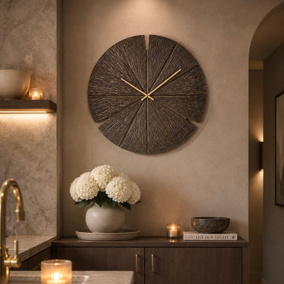 Brooklynn Bronze Decorative Wall Clock Accessories 