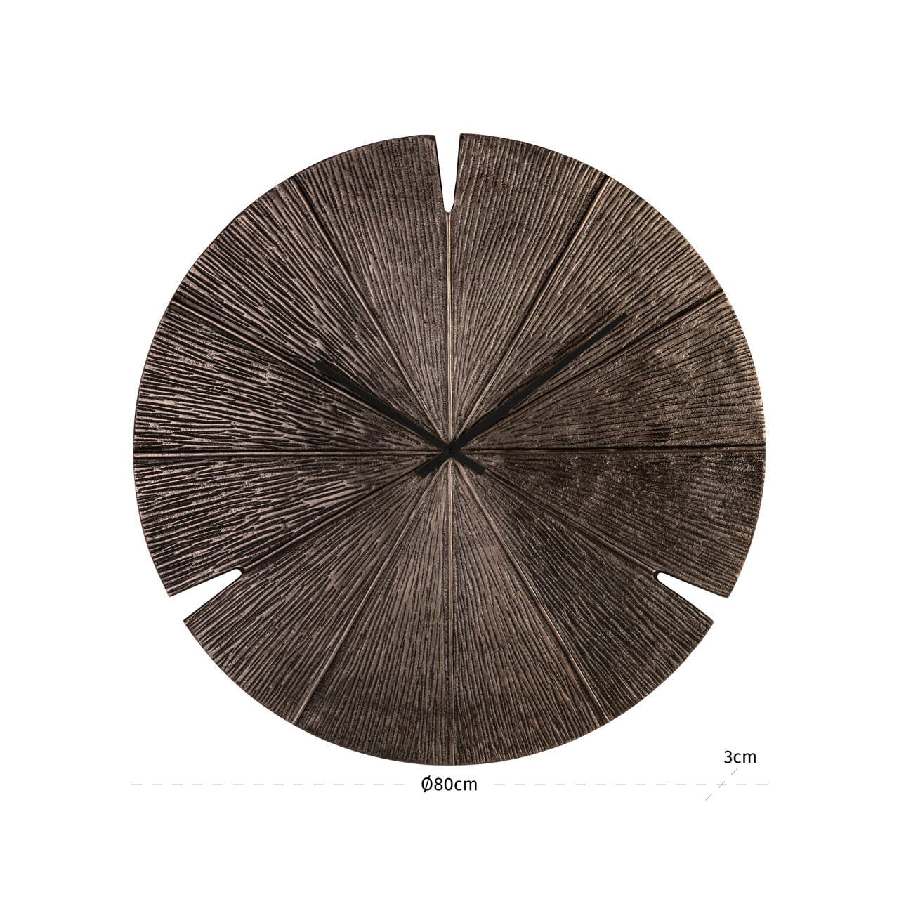 Brooklynn Bronze Decorative Wall Clock Accessories 