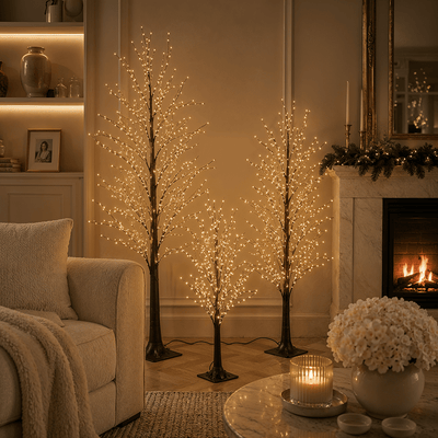 Brown Prelit LED Tree - 180cm Accessories 