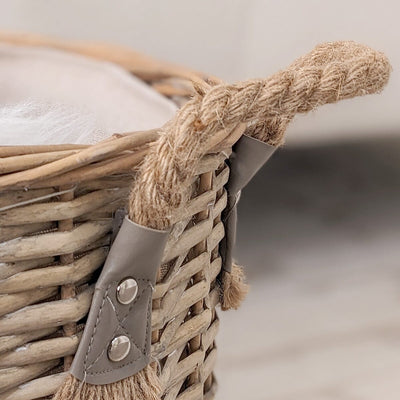 Brynn Medium Decorative Wicker Baskets - Set of 2 Accessories 