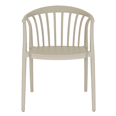 Burbeck Putty Curved Outdoor Dining Chair Outdoor 