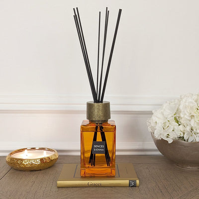 Burnt Orange & Gold Large Reed Diffuser - 500ml Fragrance 