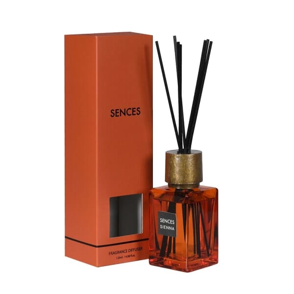 Burnt Orange & Gold Petite Reed Diffuser - 120ml Fragrance 
