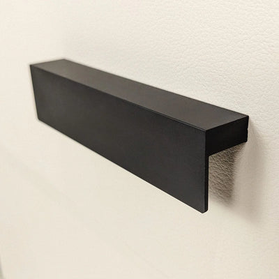 Nova Stone & Black 2 Drawer Bedside Table