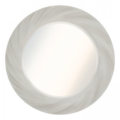 Cacia White Twisted Effect Decorative Wall Mirror Accessories 