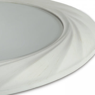 Cacia White Twisted Effect Decorative Wall Mirror Accessories 