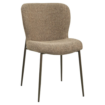 Cadence Brown Tweed Dining Chairs - Set of 2 Furniture 