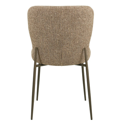 Cadence Brown Tweed Dining Chairs - Set of 2 Furniture 