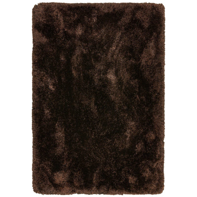Caleb Chocolate Brown Luxury Fluffy Rug Textiles 