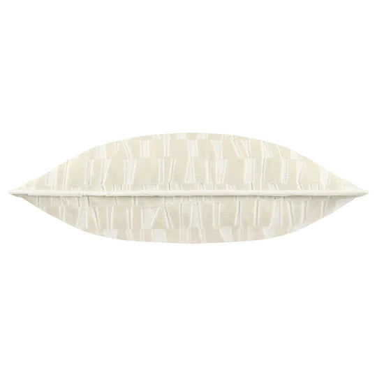 Calypso Ivory Velvet Pattern Cushion- 50x50cm 