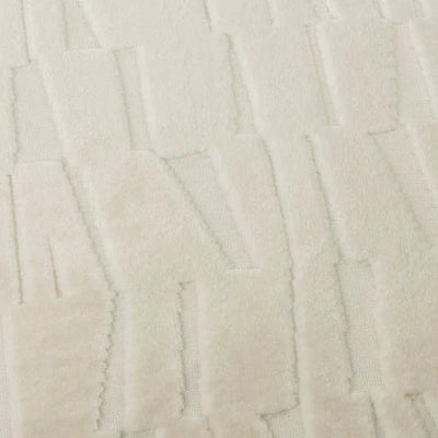 Calypso Ivory Velvet Pattern Cushion- 50x50cm 