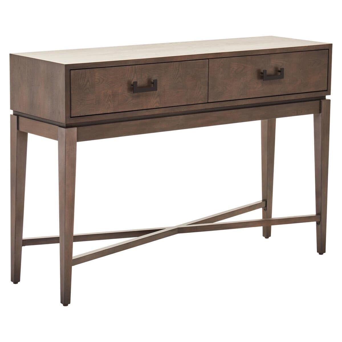 Calyptra Antique Grey 2 Drawer Console Table Furniture 