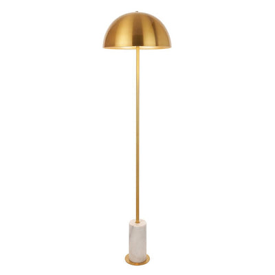 Camilla Gold & Marble Floor Lamp Lighting 