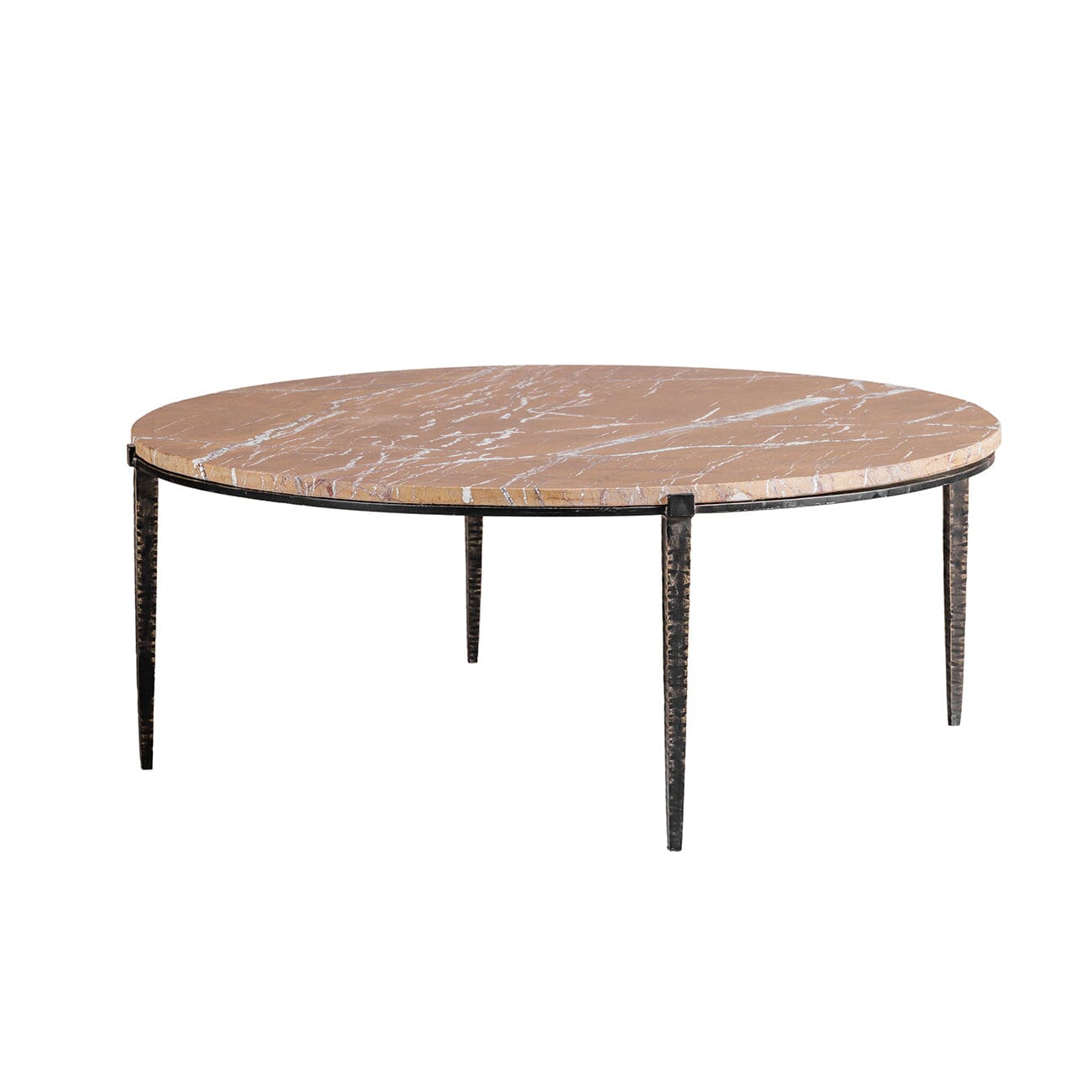 Carlo Bronze Marble & Iron Coffee Table Furniture 