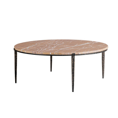 Carlo Bronze Marble & Iron Coffee Table Furniture 