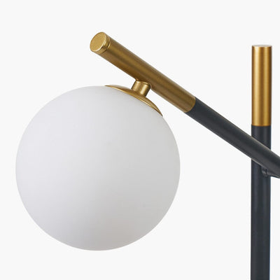 Carrara Black Orb Table Lamp Lighting 