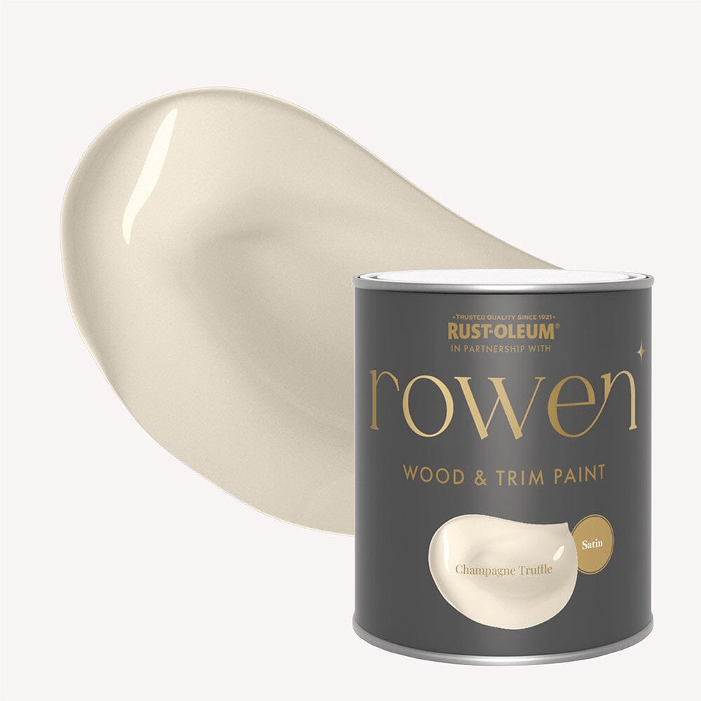 Champagne Truffle Satin Wood & Trim Paint - 750ml Home Improvement 