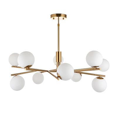 Charlie Gold 10 Light Pendant Ceiling Light Lighting 