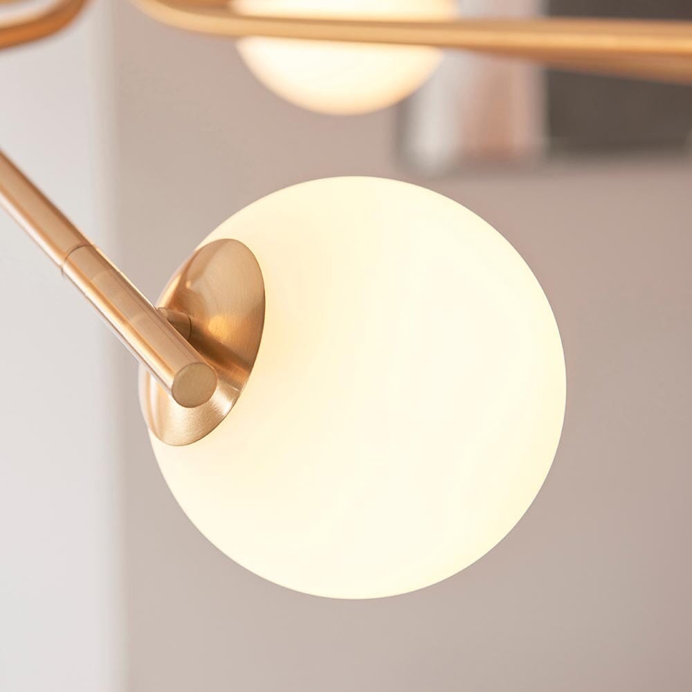 Charlie Gold 10 Light Pendant Ceiling Light Lighting 
