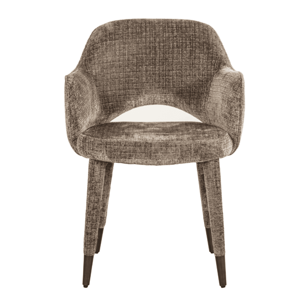 Charlotte Dark Stone Textured Dining Chair Furniture 