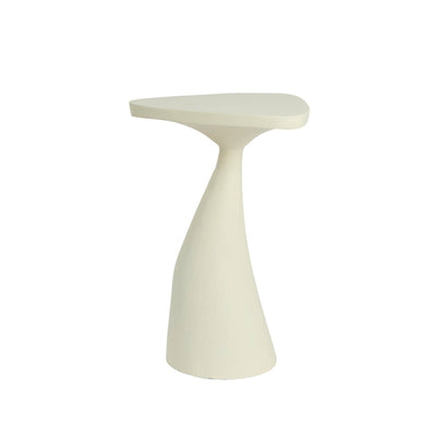 Chelsie Cream Curved Accent Side Table Furniture 