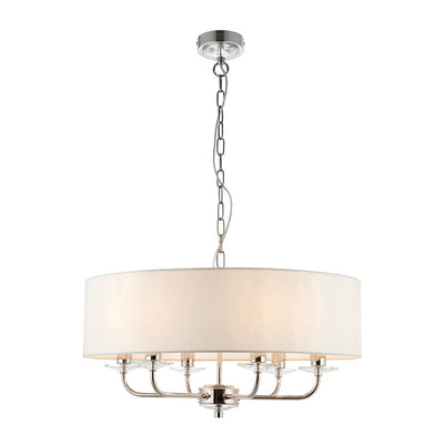Cindy Silver 6 Light Pendant Ceiling Light Lighting 