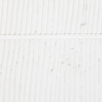 Clarendon White Textured Wooden Framed Canvas Wall Art Accessories 