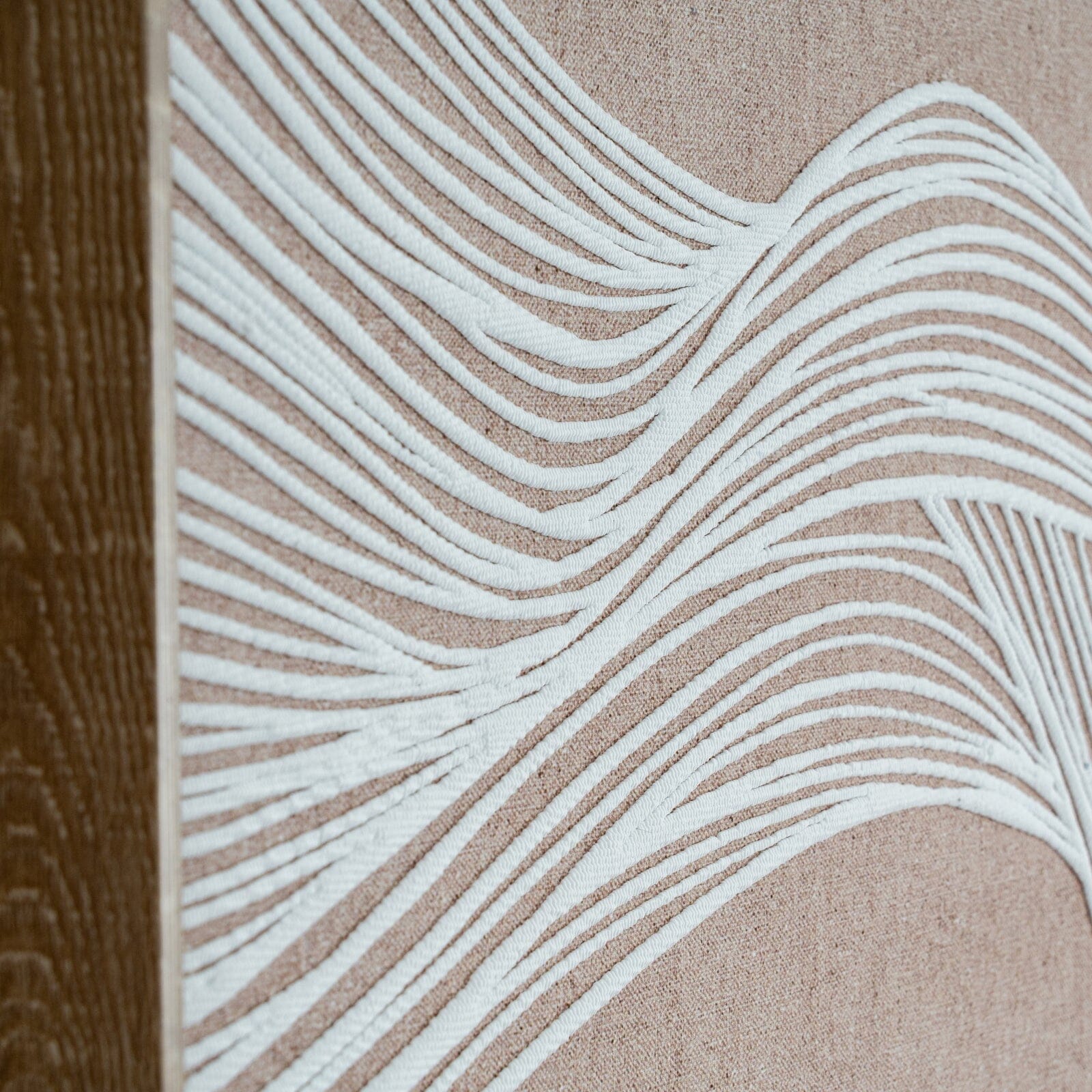 Clay Neutral Abstract Line Art Framed Canvas Wall Art- I Accessories 