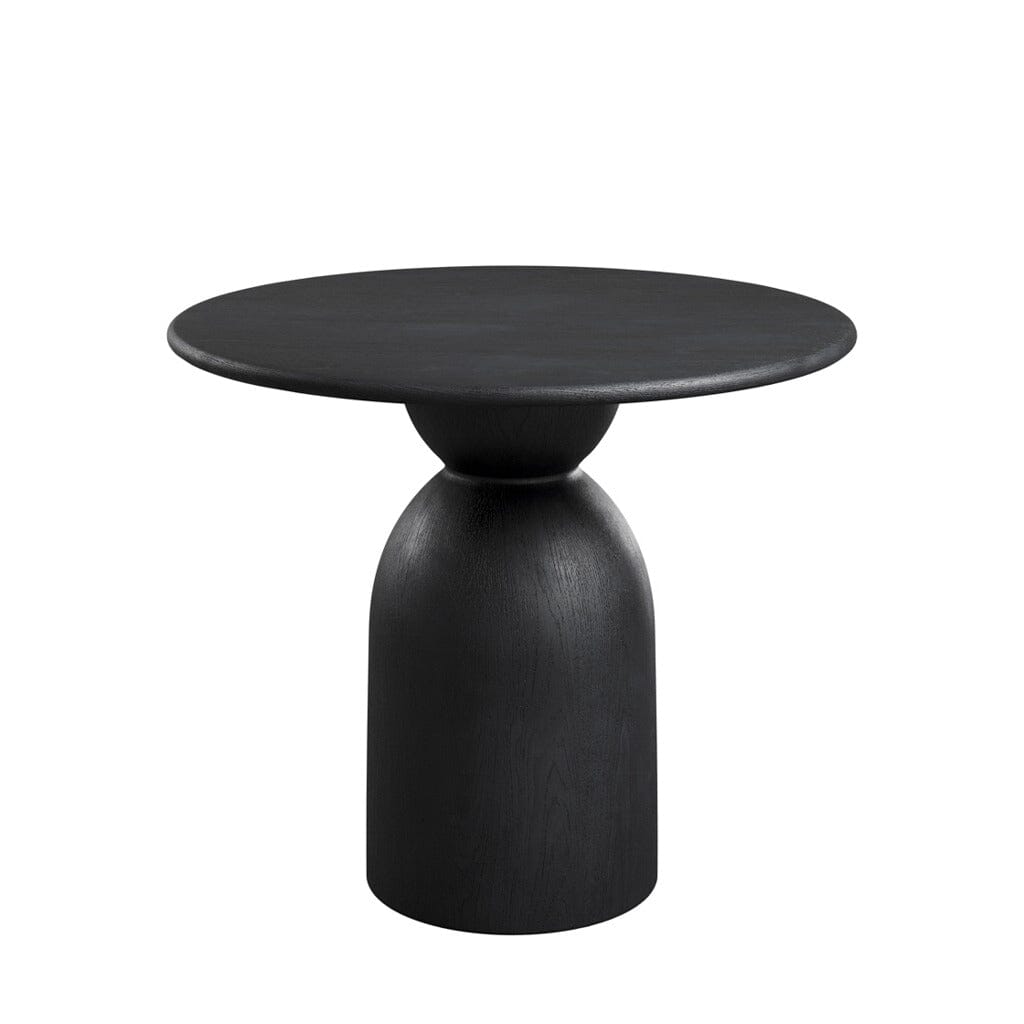 Cleaver Black Wooden Round Dining Table Furniture 