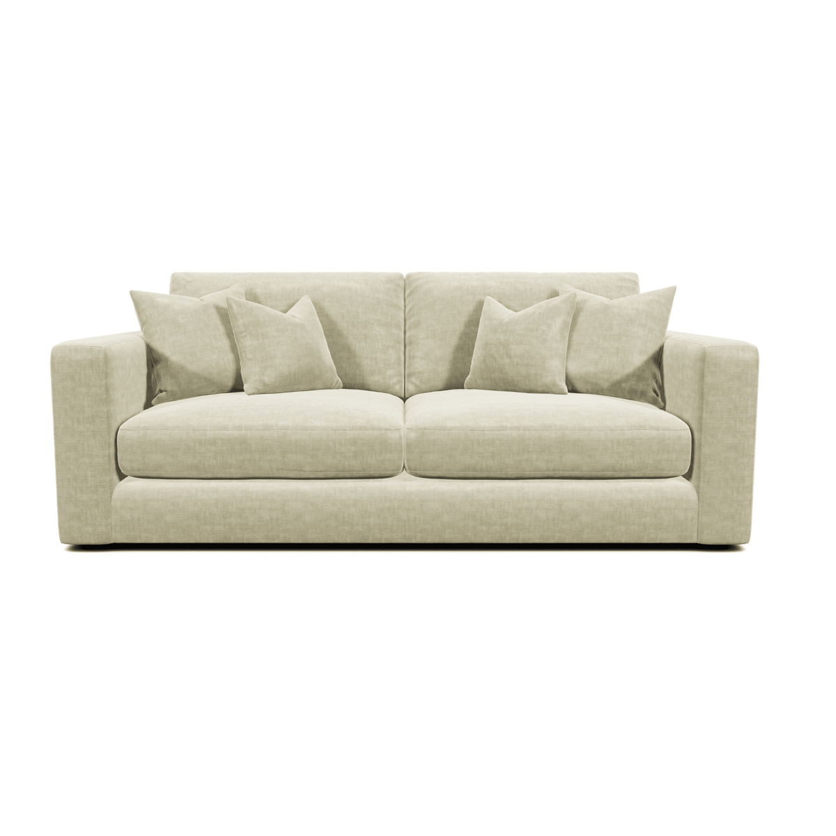Cleo Luxe Chenille Pearl Sofa Range Sofa 3 Seater Sofa 