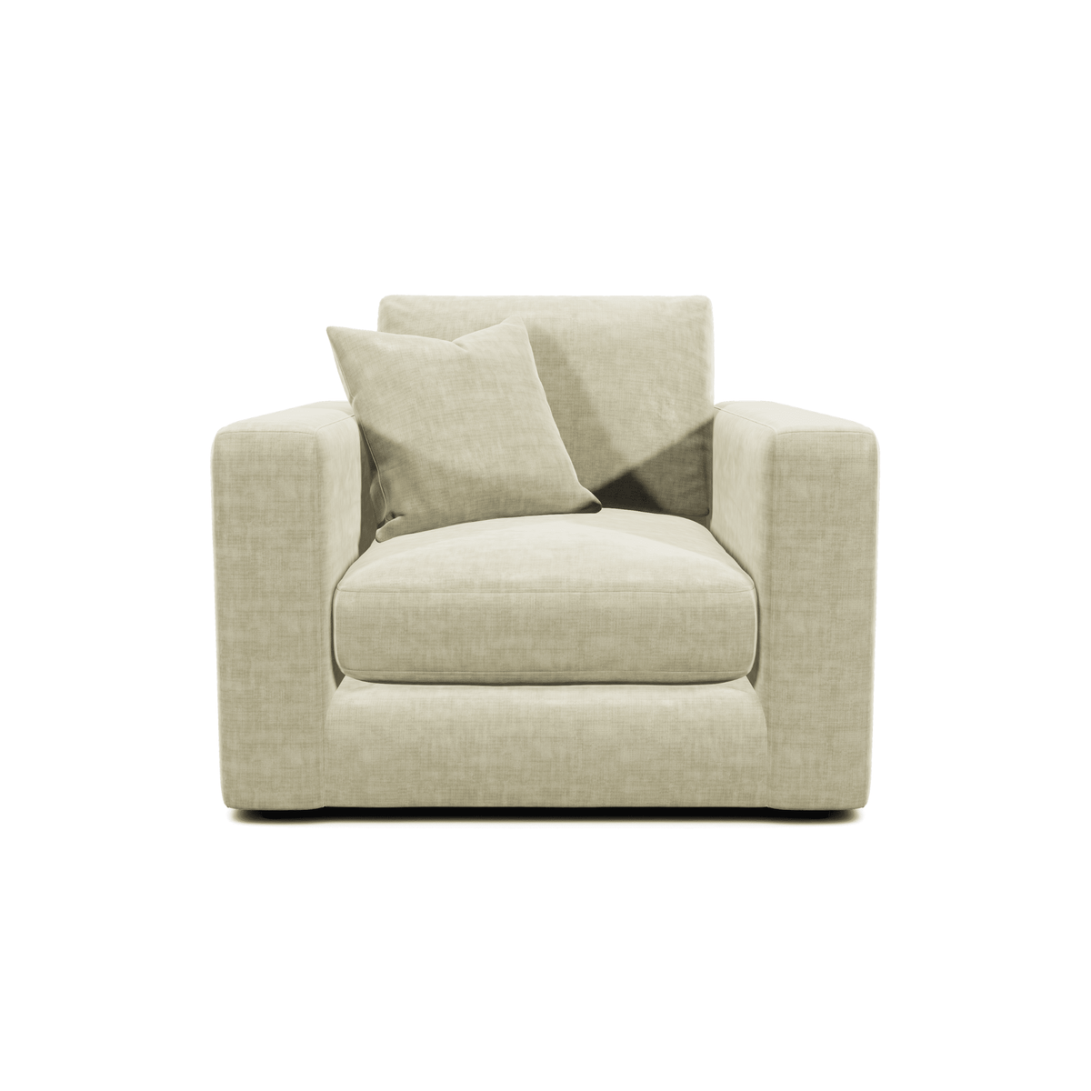 Cleo Luxe Chenille Pearl Sofa Range Sofa Chair 