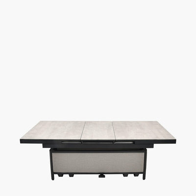 Coppola Putty Outdoor Large Corner Sofa Set with Adjustable Table Outdoor 