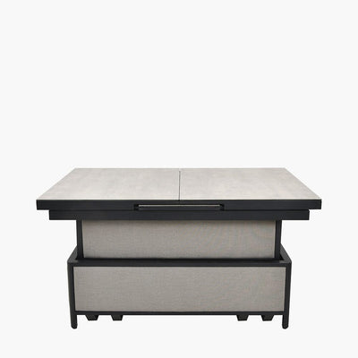 Coppola Putty Outdoor Large Corner Sofa Set with Adjustable Table Outdoor 
