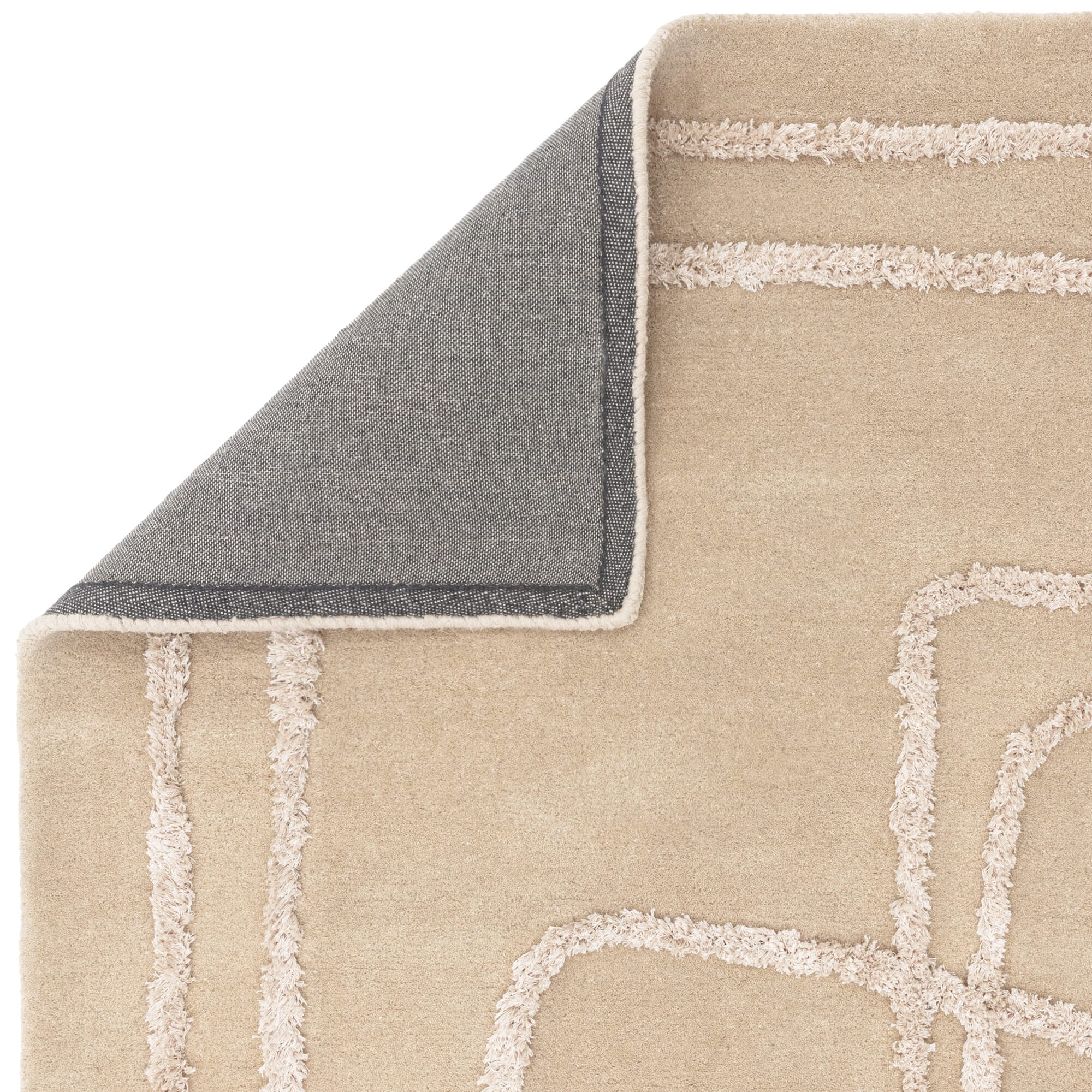 Cordero Sand Abstract Line Rug 