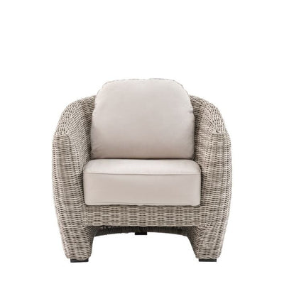 Cotswold Outdoor Neutral Wicker Armchair Outdoor 