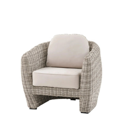 Cotswold Outdoor Neutral Wicker Armchair Outdoor 